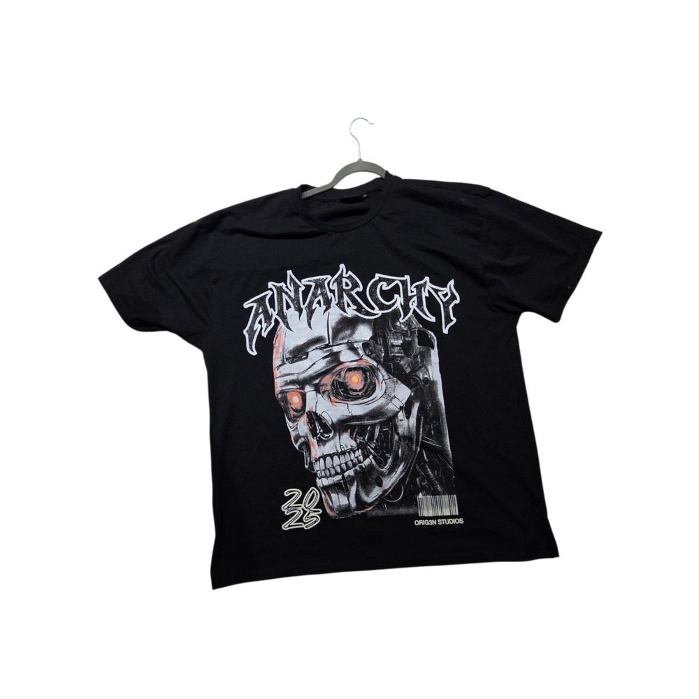 ORIG3N STUDIOS Anarchy Terminator Skull XL T-Shirt